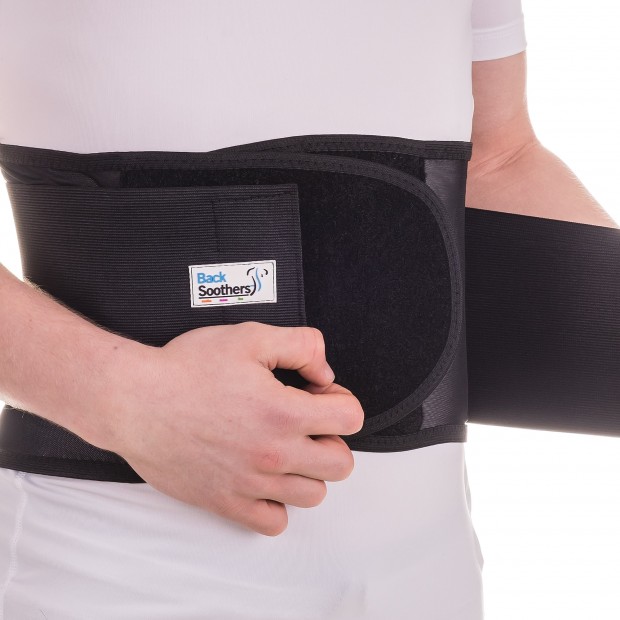 BackSoothers Magnet Therapy Heavy Duty Lumbar Back Support